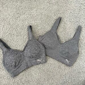 Puma Women's Gray Sports Bra Bundle